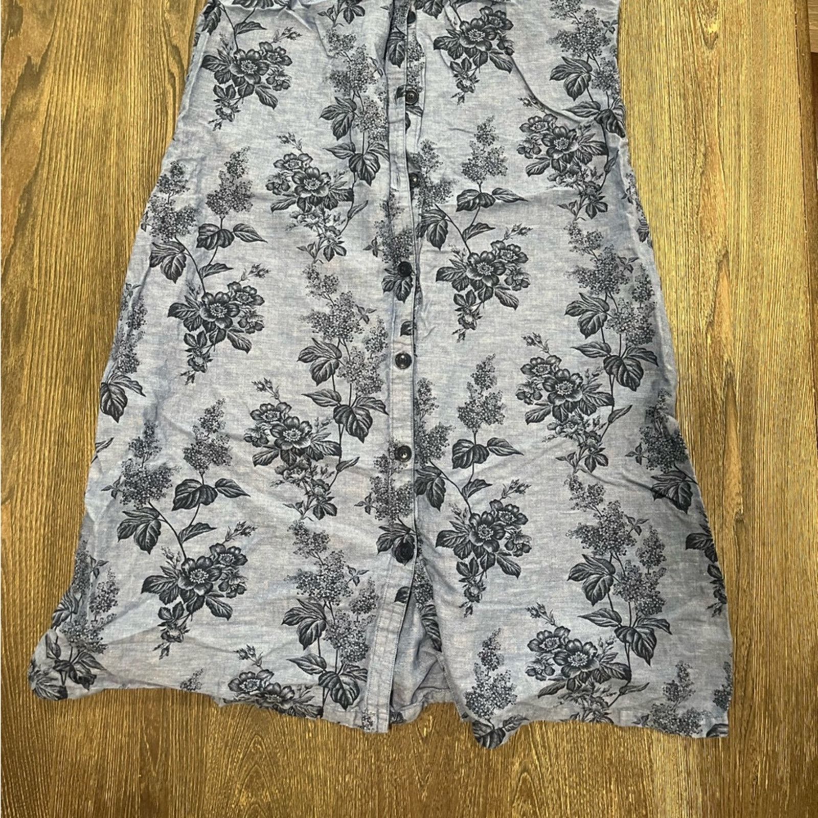 Vintage Liz Claiborne Midi Dress Sleeveles Button-Up Linen Size XXL Size XXL / US 16-18 / IT 52-54 - 2 Thumbnail