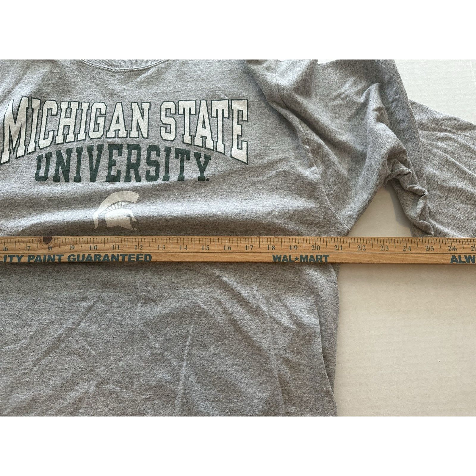 Champion Champion Authentic Michigan State Spartan TShirt Gray LRG Size US L / EU 52-54 / 3 - 8 Thumbnail