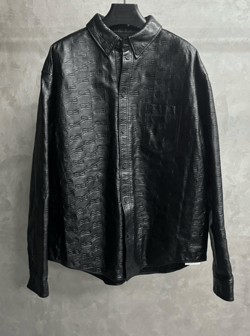 Balenciaga Balenciaga All-Over Logo Jacket 46EU Size US S / EU 44-46 / 1 - 1 Thumbnail