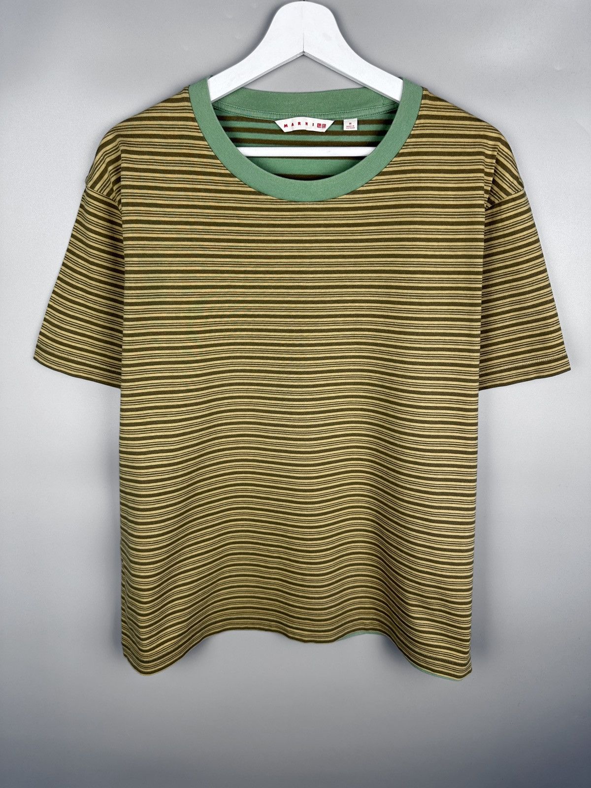 Marni Marni Stripe T Shirt Tee Old Money Luxury Logo Polo Size US M / EU 48-50 / 2 - 1 Thumbnail