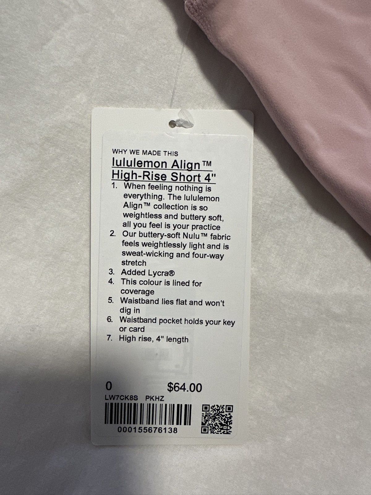 Lululemon Brand New Lulu Lemon high rise short 4’’ Size 25" / US 0 / IT 36 - 5 Thumbnail