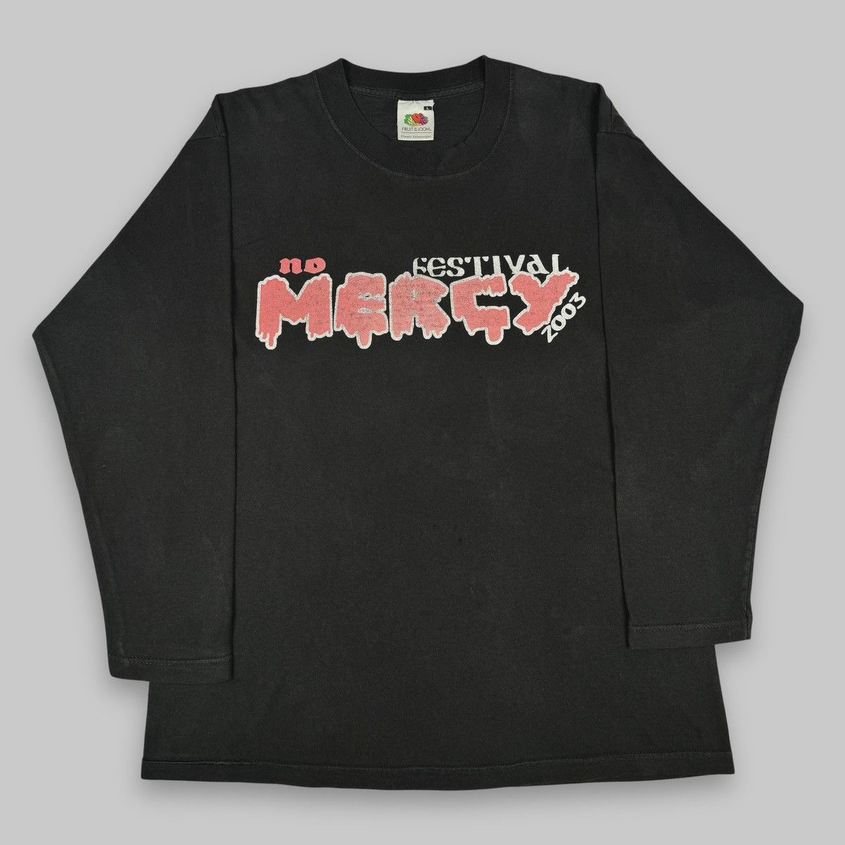 Band Tees Vintage 2003 No Mercy Festival Metal Long Sleeved T Shirt Size US L / EU 52-54 / 3 - 2 Thumbnail