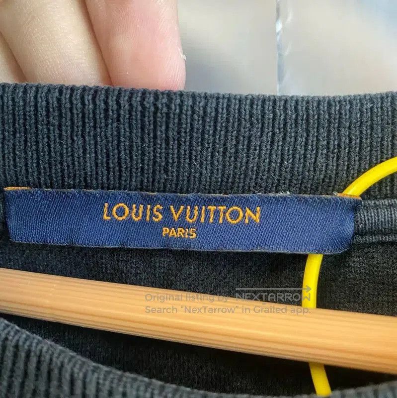 Louis Vuitton Louis Vuitton Black Cotton T-Shirt for Men . Size US L / EU 52-54 / 3 - 3 Thumbnail