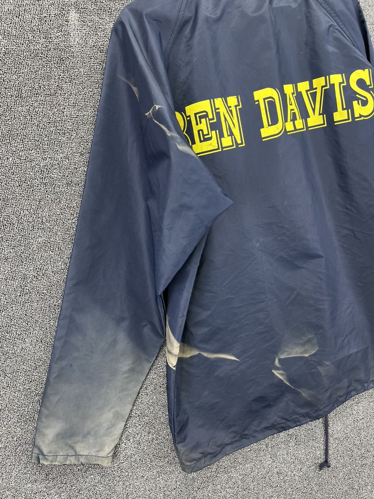 Ben Davis Vintage Ben Davis Spell Out Trashed Light Jacket Size US L / EU 52-54 / 3 - 12 Thumbnail