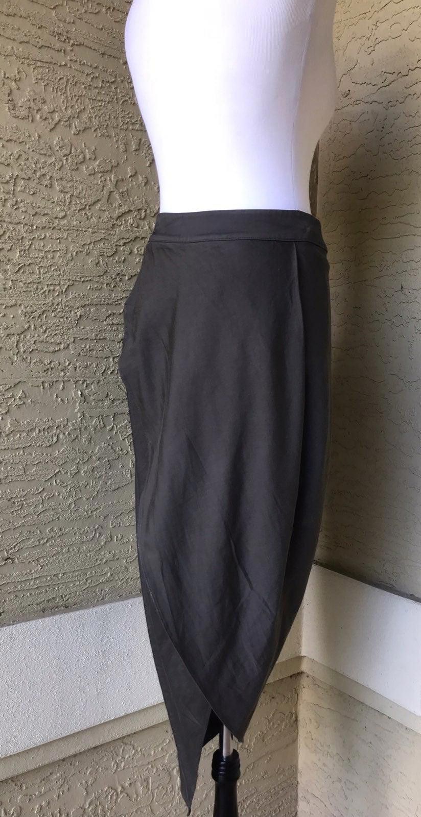 Designer Lundstrom Wrap Midi Skirt Size 28" / US 6 / IT 42 - 4 Thumbnail