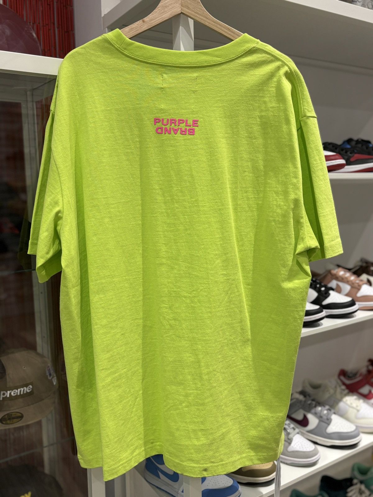 Purple Brand Purple Brand Heavy Jersey Shirt Oversized Green Size: XXL Size US XXL / EU 58 / 5 - 2 Thumbnail