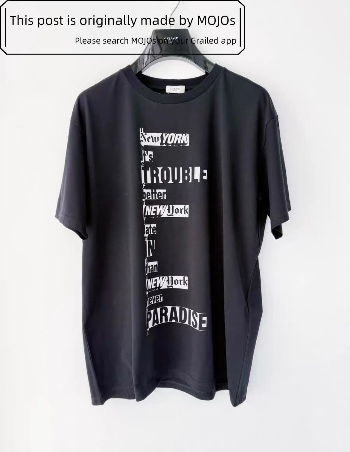 Celine Celine 24SS New York Slogan Tee Size US M / EU 48-50 / 2 - 1 Thumbnail