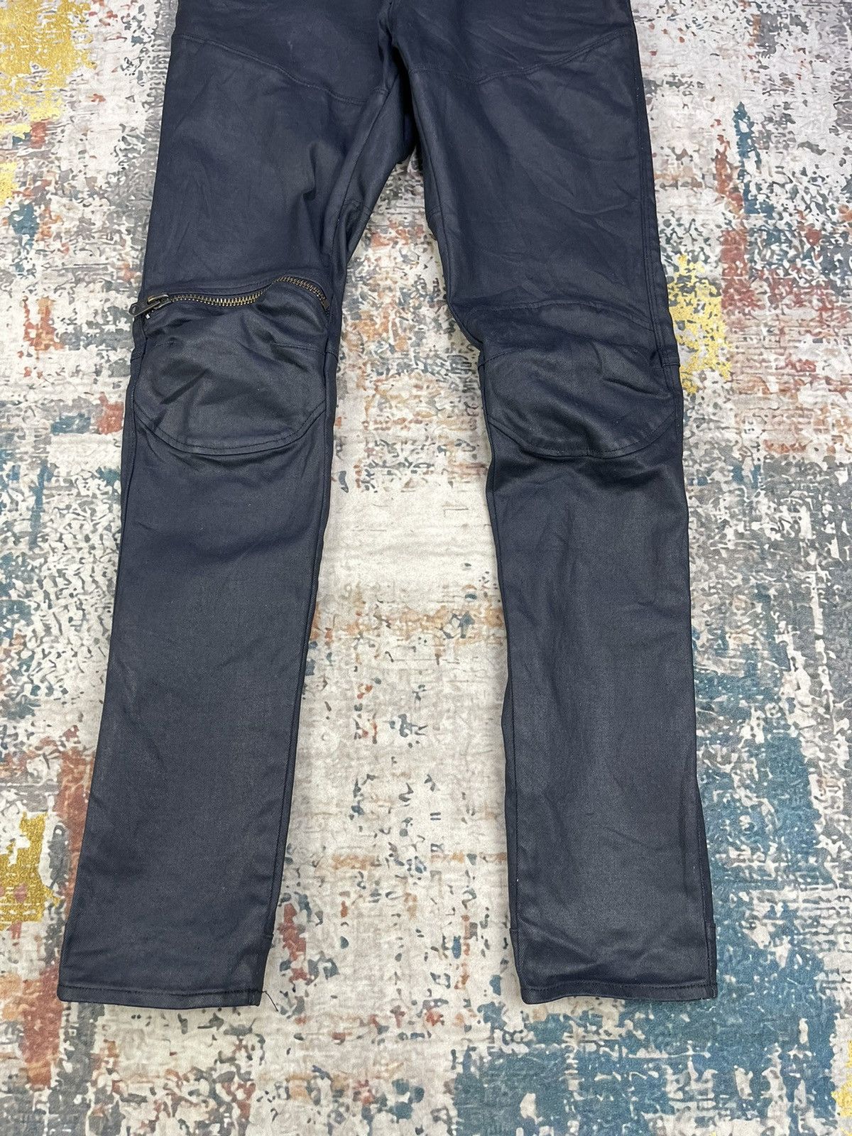 G-Star G Star Raw 3D Zip Knee Super Slim Denim Size US 28 / EU 44 - 3 Thumbnail