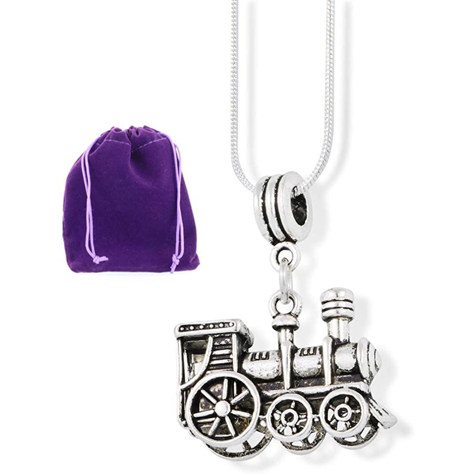 & Other Stories Train Necklace | Gifts for Train Lovers and Train Parties Size ONE SIZE - 1 Thumbnail
