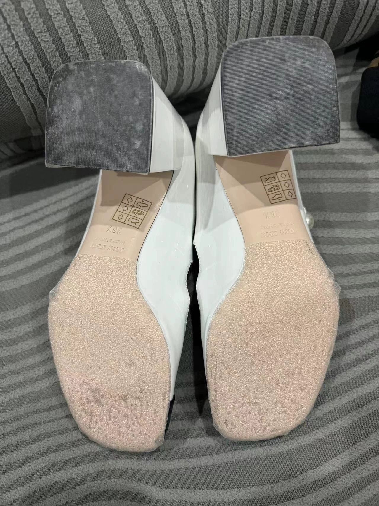 Miu Miu MIU MIU Mary Jane Heels 36.5 99% New Resoled Size US 6 / IT 36 - 4 Thumbnail