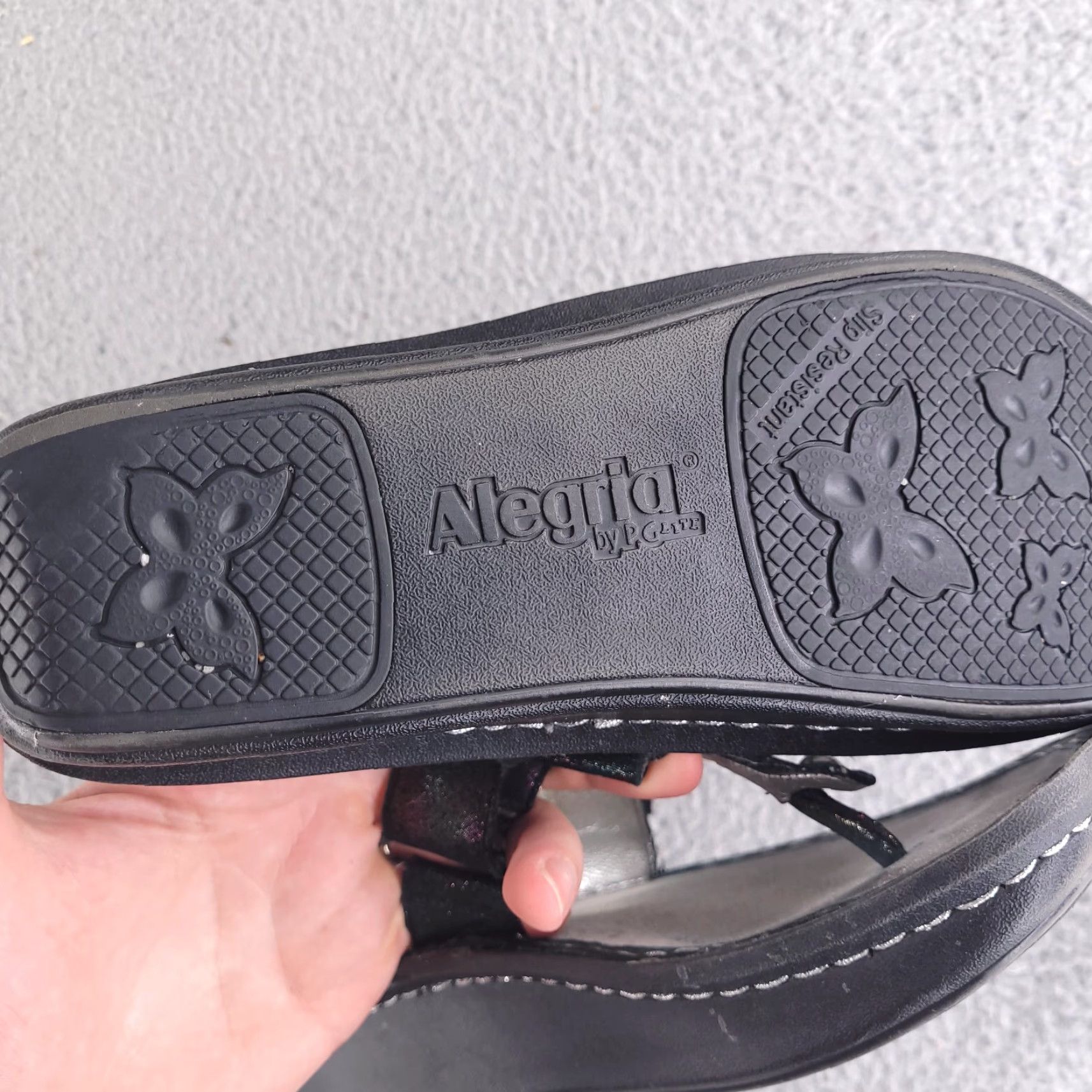 Vintage Alegria Sandal Women Thong Flip Flop Carina Rainbow Leather 7.5 Casual Party/Cocktail Travel Comfort Size US 8 / IT 38 - 5 Thumbnail