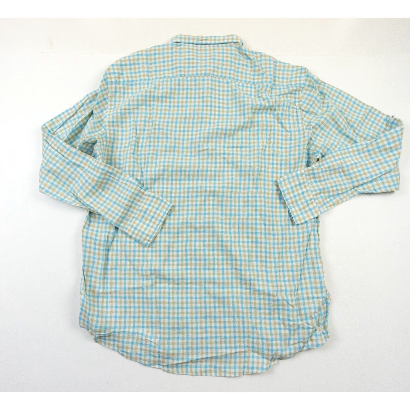 Vintage Linea Rossa Shirt 2XL Blue Linen Cotton Button-Down Collared Long Sleeve Regular Fit Mens Size US XXL / EU 58 / 5 - 5 Thumbnail