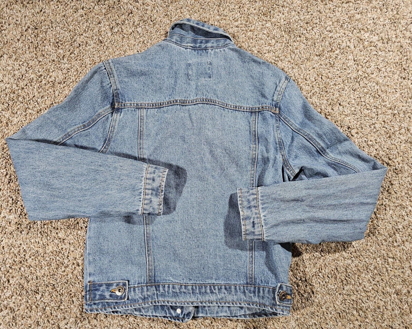 Designer Love Tree Denim Button Up jean jacket size Small Size S / US 4 / IT 40 - 7 Thumbnail