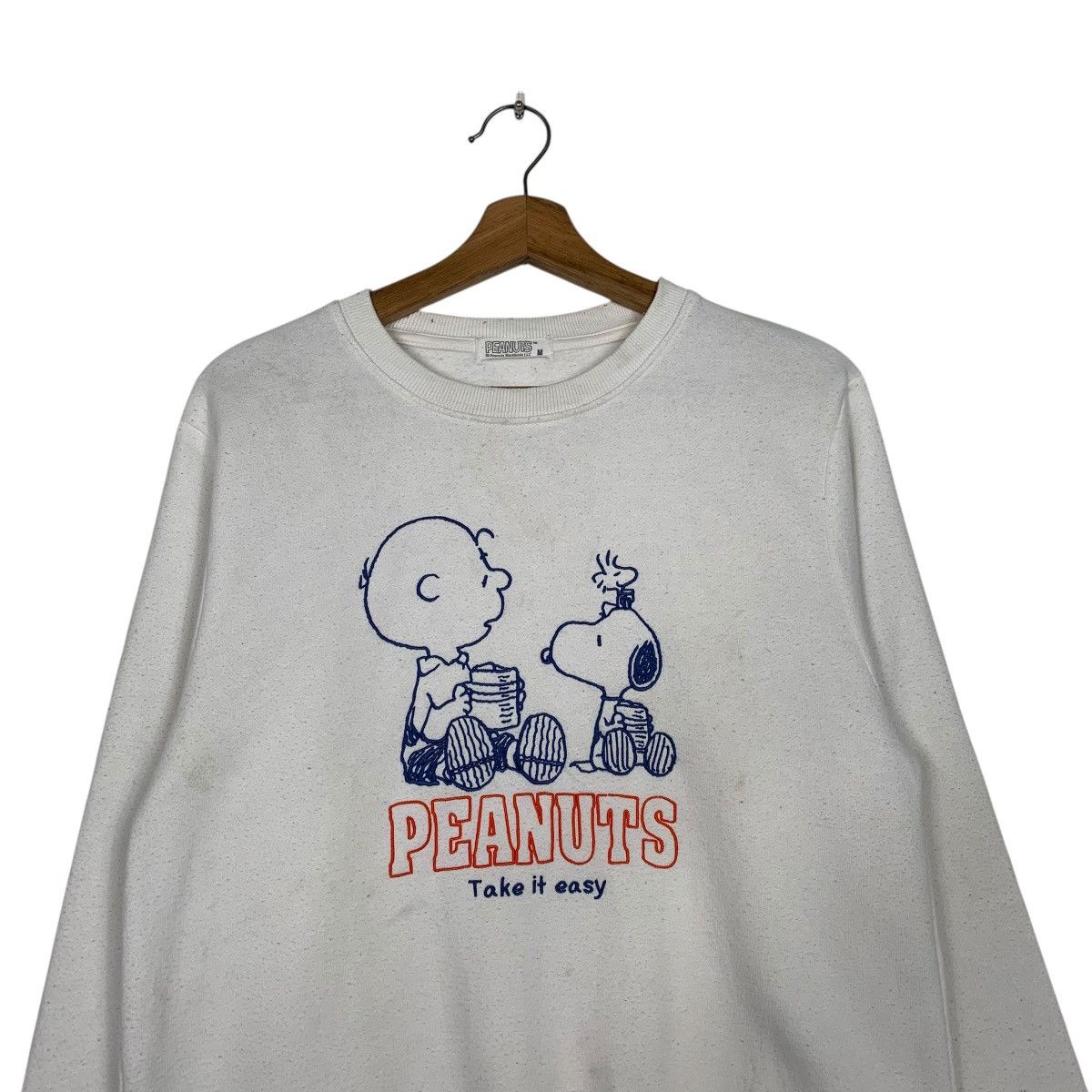 Peanuts Peanuts Take It Easy Crewneck Sweatshirt Size US M / EU 48-50 / 2 - 2 Thumbnail