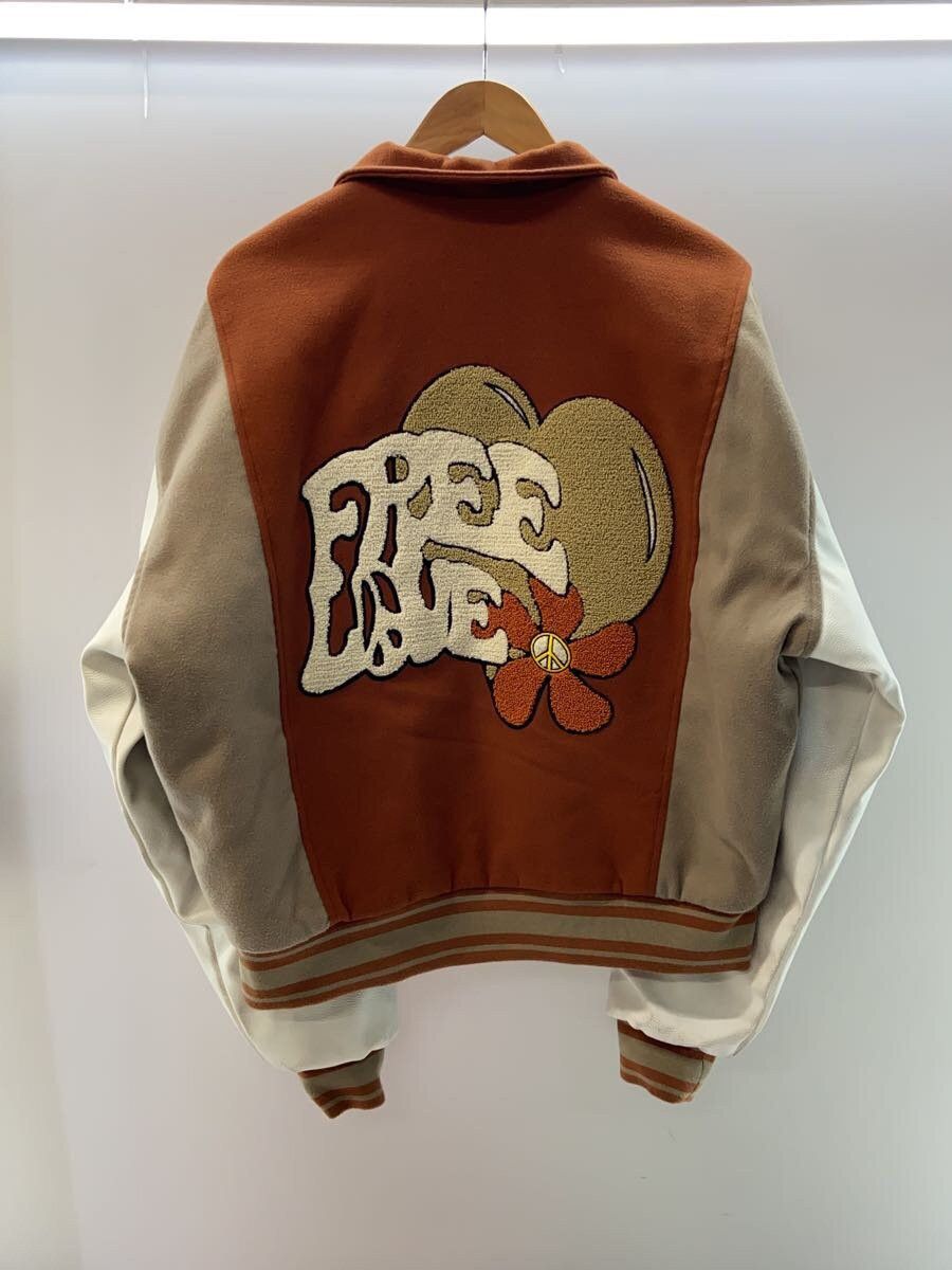 Jaded London Jaded London Leather Sleeve Stadium Jacket Brown Size US L / EU 52-54 / 3 - 2 Thumbnail