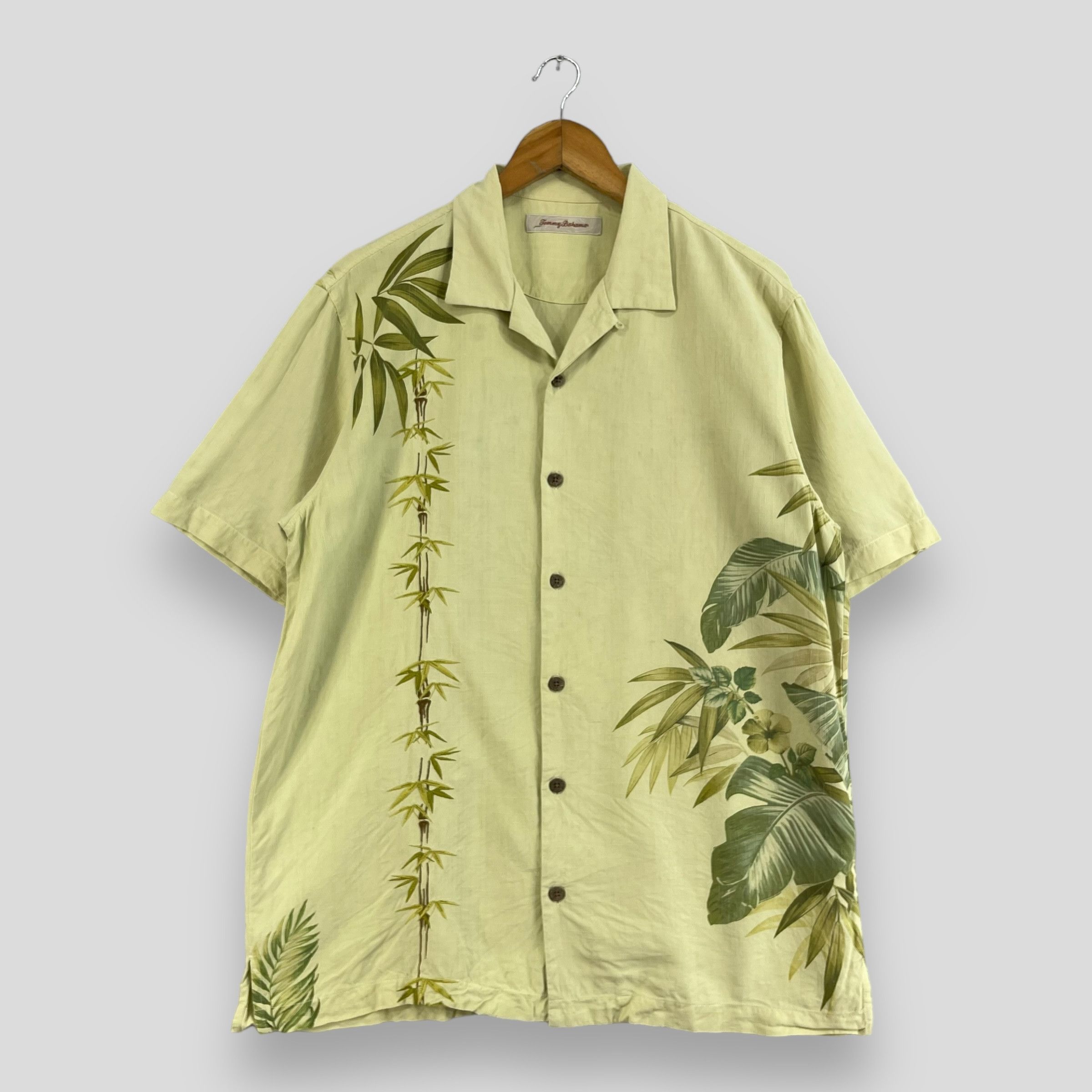 Tommy Bahama × Vintage TOMMY BAHAMA Hawaii Tropical Floral Hibiscus Motive Shirt Size US M / EU 48-50 / 2 - 1 Thumbnail