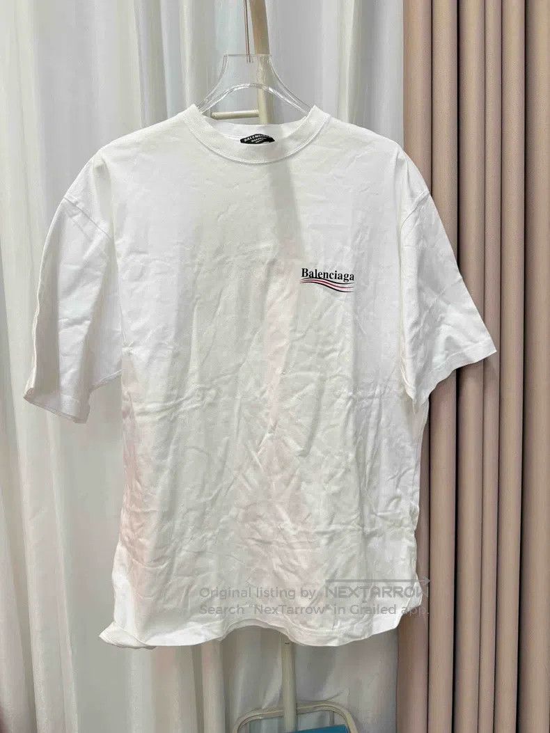 Balenciaga Balenciaga White t-shirt with Coca-Cola embroidery logo, s Size US M / EU 48-50 / 2 - 1 Thumbnail