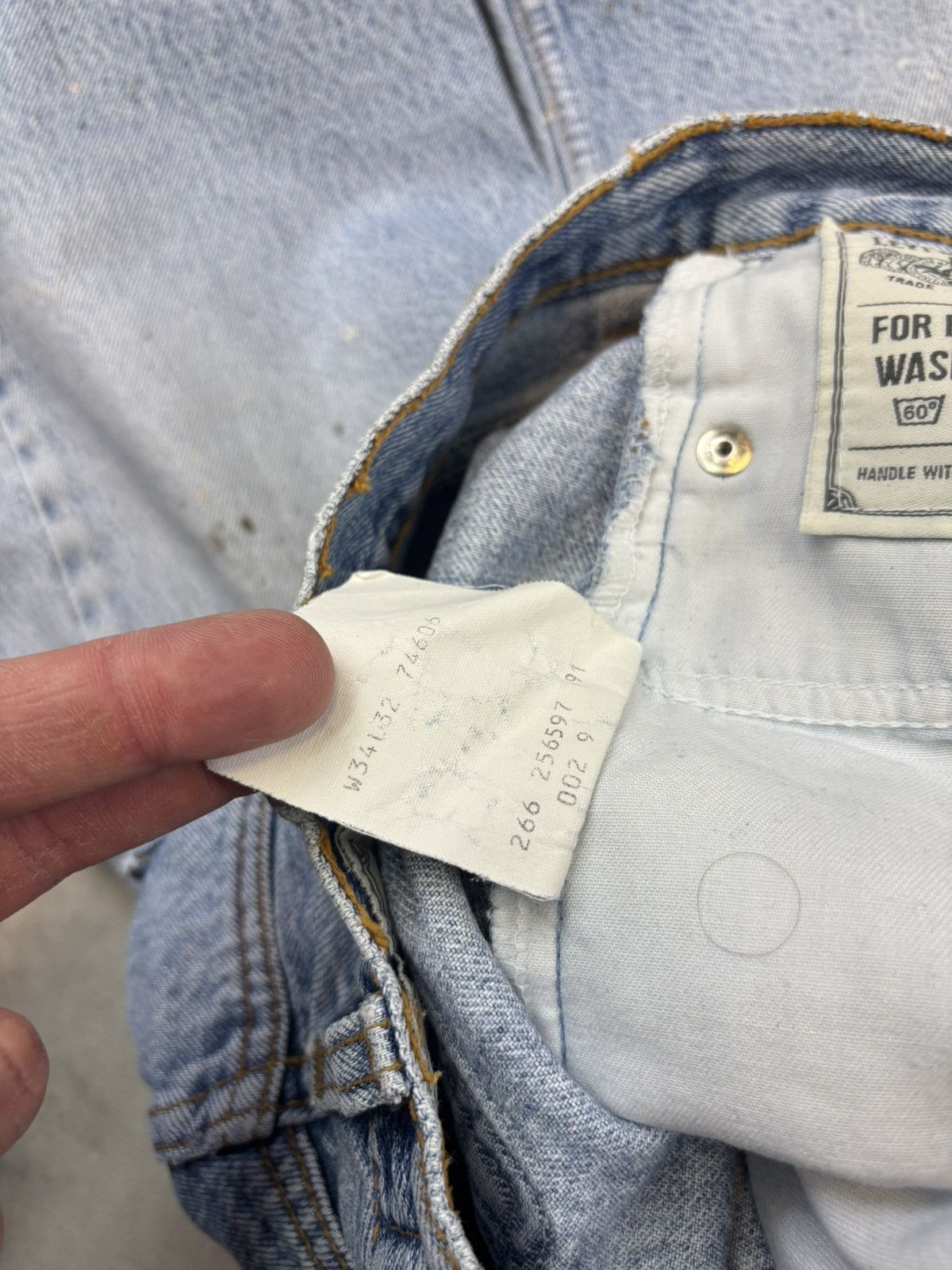 Levi's × Vintage Vintage Levi’s Silver Tab 746 501 90s USA Wide Leg Skate y2k Size US 34 / EU 50 - 11 Thumbnail