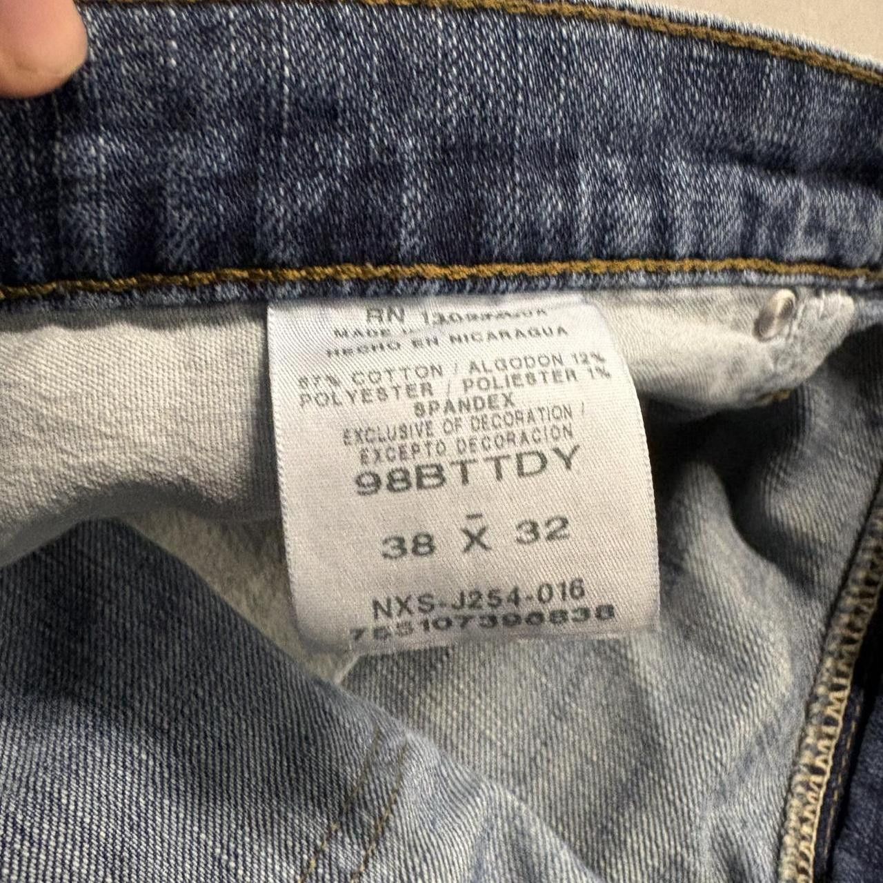 Vintage Crazy Vintage Y2K/2000s Baggy Streetwear Grunge Bootcut Medium Blue Wash Denim Jeans! Size US 38 / EU 54 - 8 Thumbnail