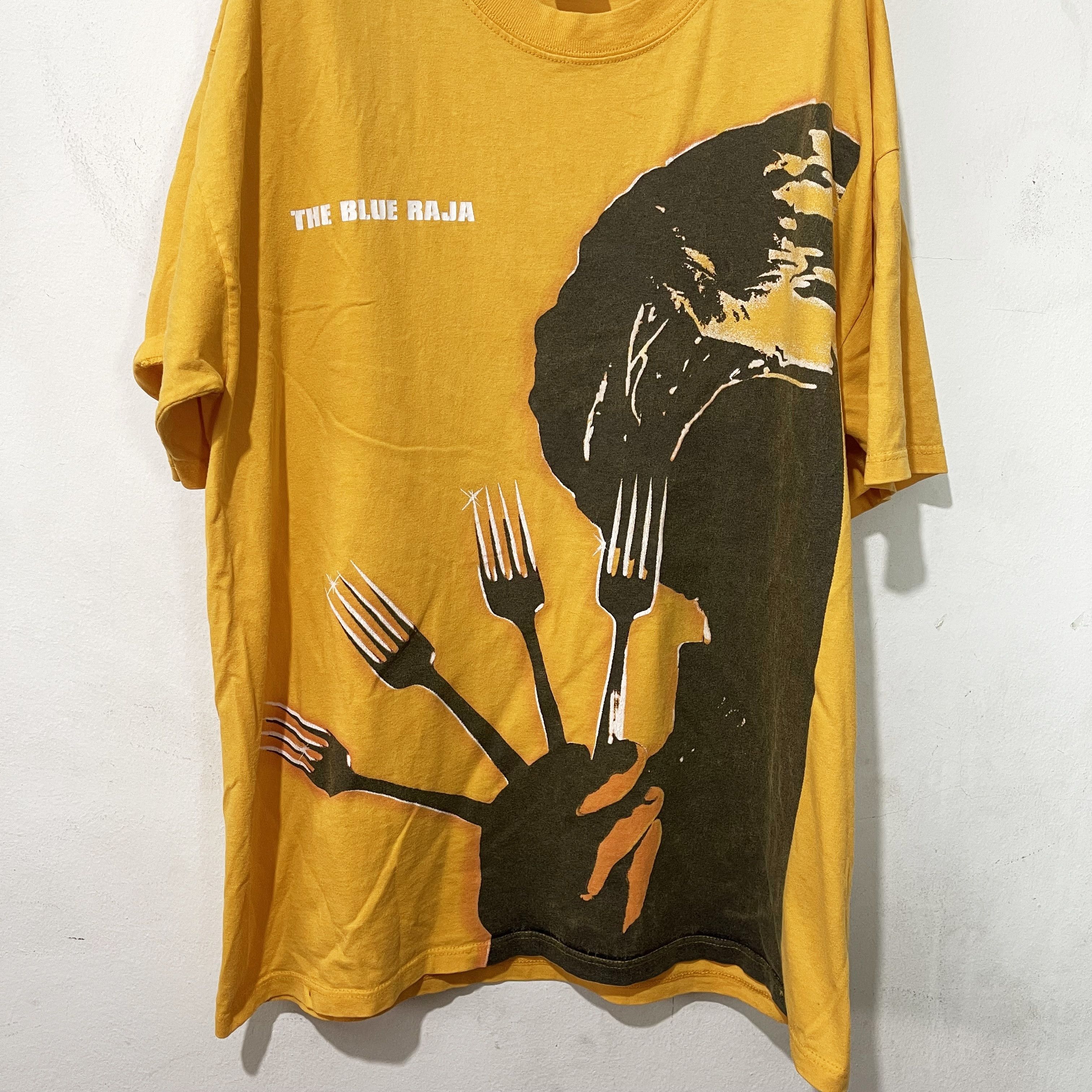 Vintage Vintage 90s Mystery Men The Blue Raja Shirt Size US XL / EU 56 / 4 - 2 Thumbnail