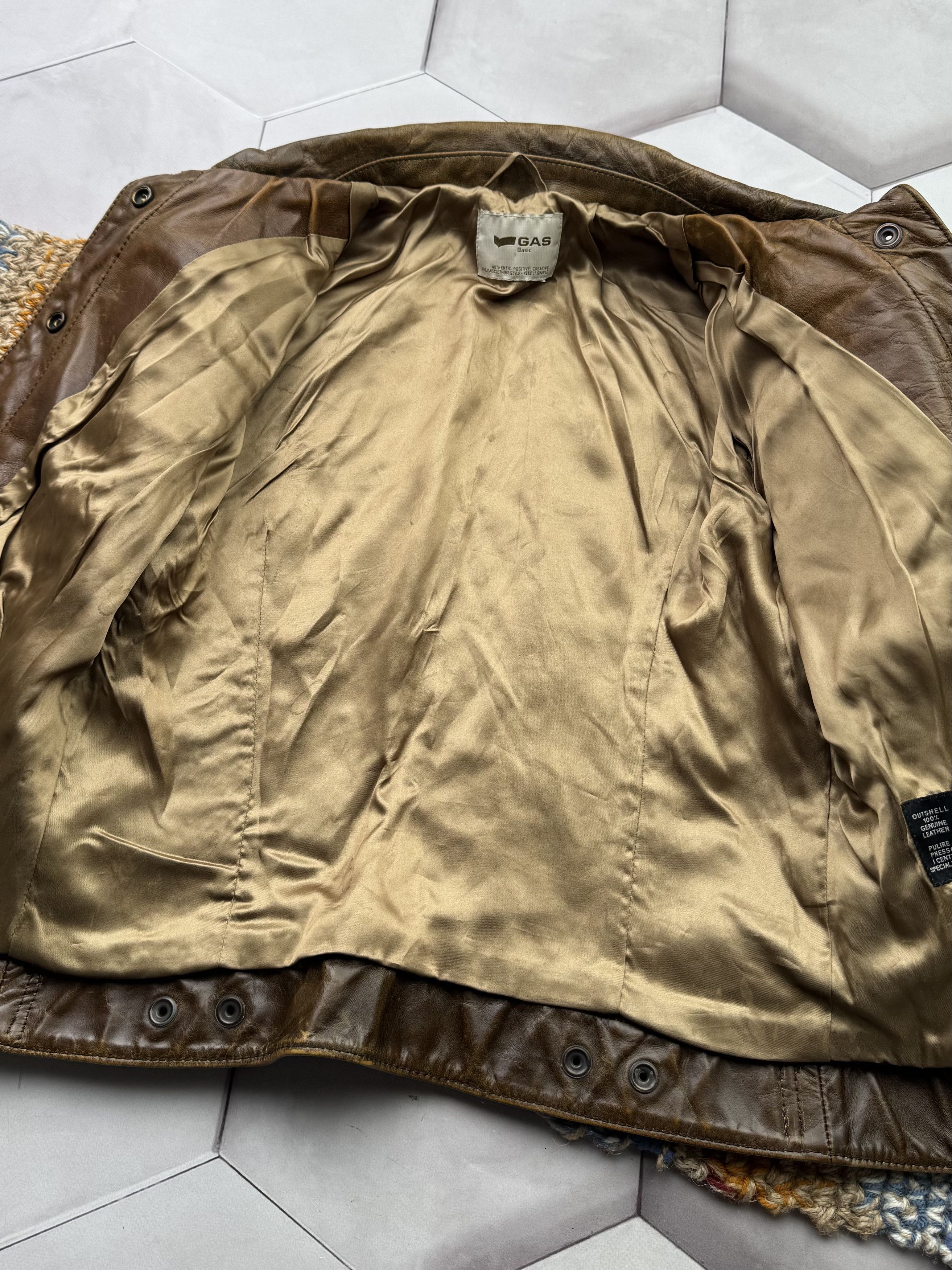 Japanese Brand Vintage Cropped Leather Jacket(E4) Size S / US 4 / IT 40 - 5 Thumbnail