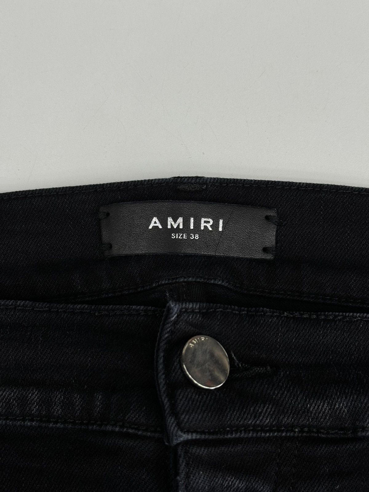 Amiri Amiri MX1 Plaid Pannel Distressed Black Jeans Size US 38 / EU 54 - 4 Thumbnail