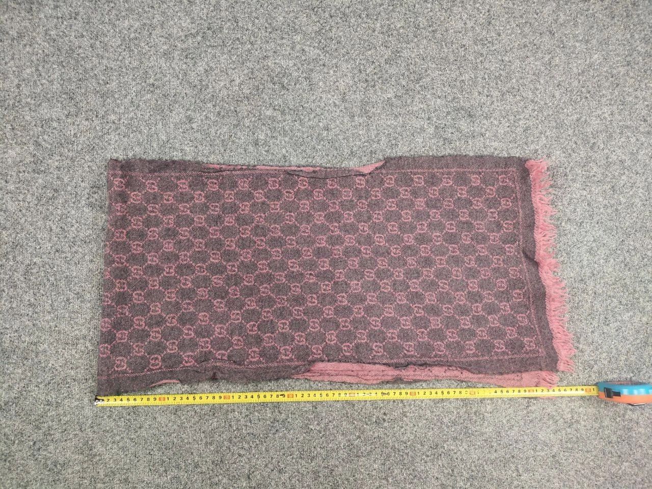 Gucci Gucci GG Monogram Authentic double-sided wool scarf Size ONE SIZE - 14 Thumbnail