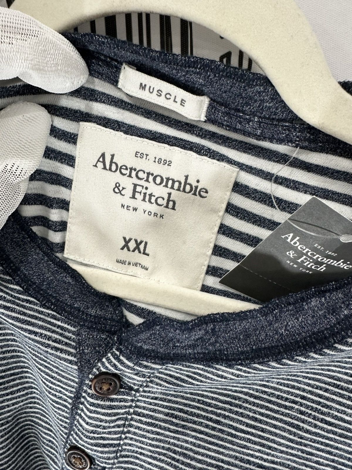 Abercrombie & Fitch Vintage 2004 Abercrombie & Fitch NWT striped Longsleeve Size US XXL / EU 58 / 5 - 4 Thumbnail