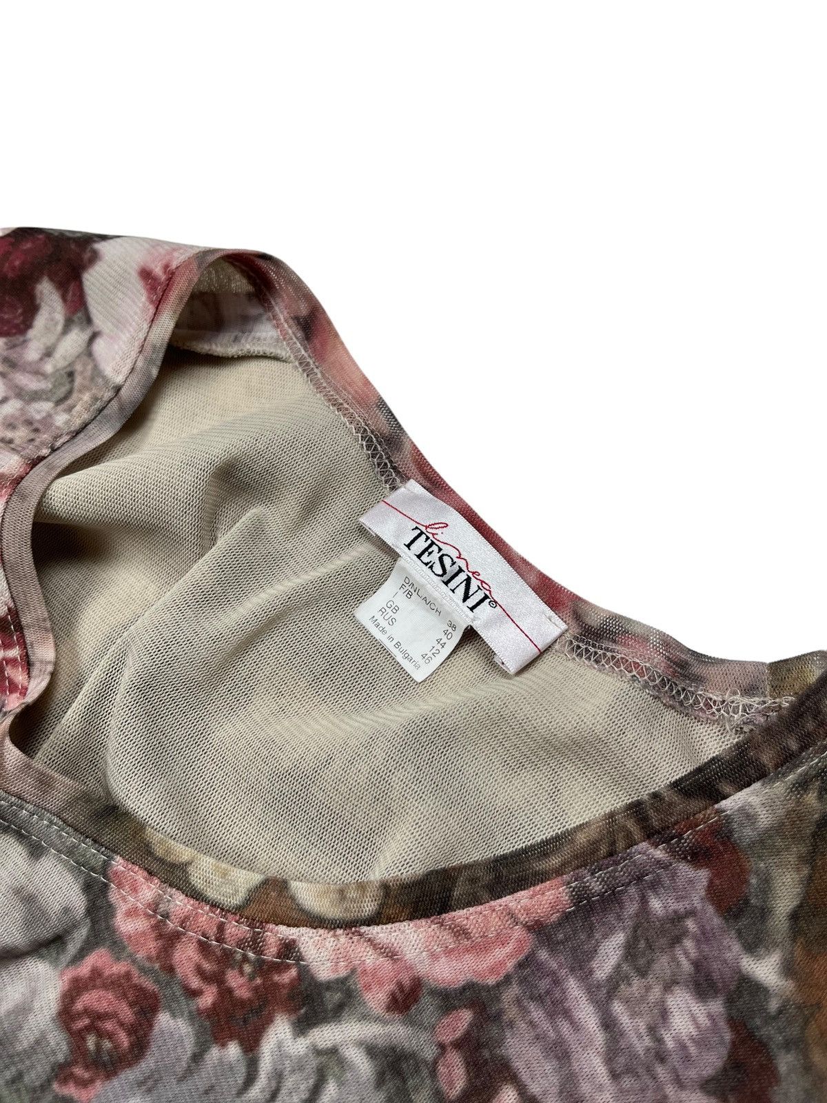 Seditionaries Amazing Renaissance Mesh Blouse Top All Over Print y2k Size M / US 6-8 / IT 42-44 - 7 Thumbnail