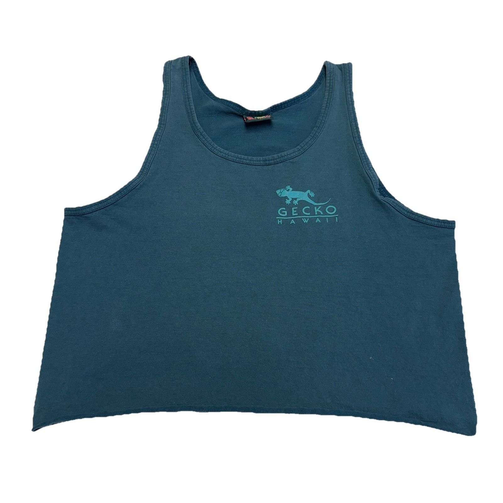 Vintage Vintage 90s Gecko Hawaii Tank Top Crop Top Adult M 19.5x19 T Size M / US 6-8 / IT 42-44 - 2 Thumbnail