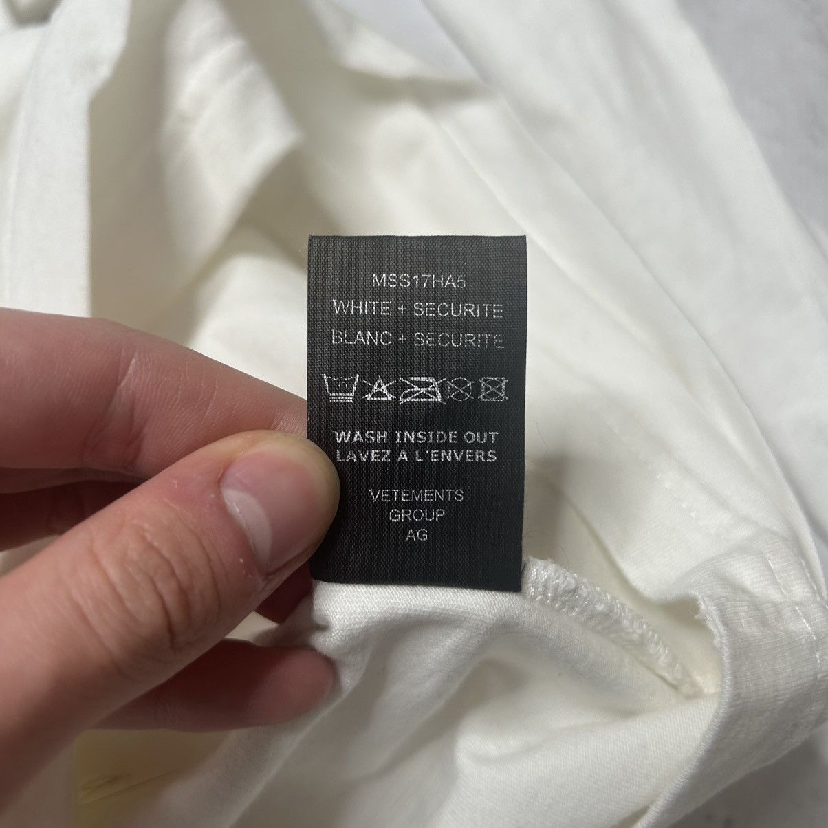 Hanes × Vetements Vetements x hanes secrite double longsleeve Size S / US 4 / IT 40 - 8 Thumbnail