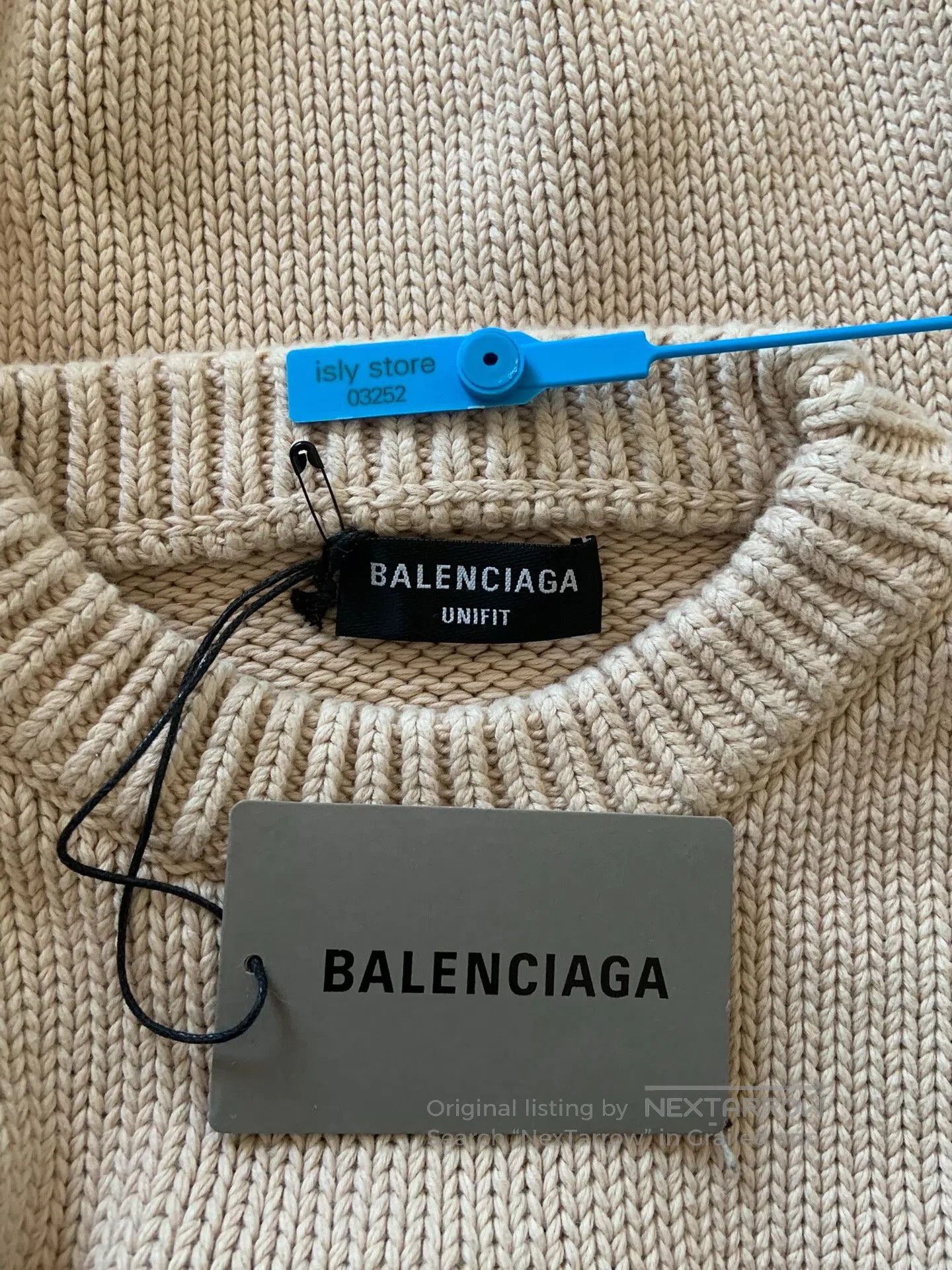Balenciaga Balenciaga Logo Long Sleeve Knit Sweater. Size US M / EU 48-50 / 2 - 5 Thumbnail