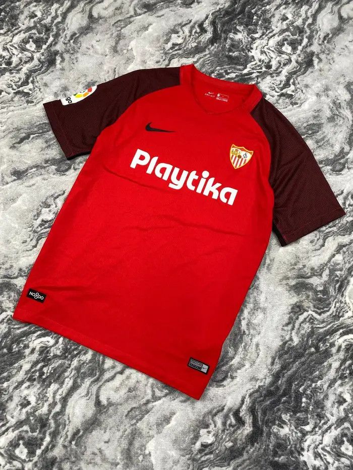 Nike Nike Sevilla FC 2018 2019 Away Football Shirt Soccer Jersey Size US L / EU 52-54 / 3 - 1 Thumbnail