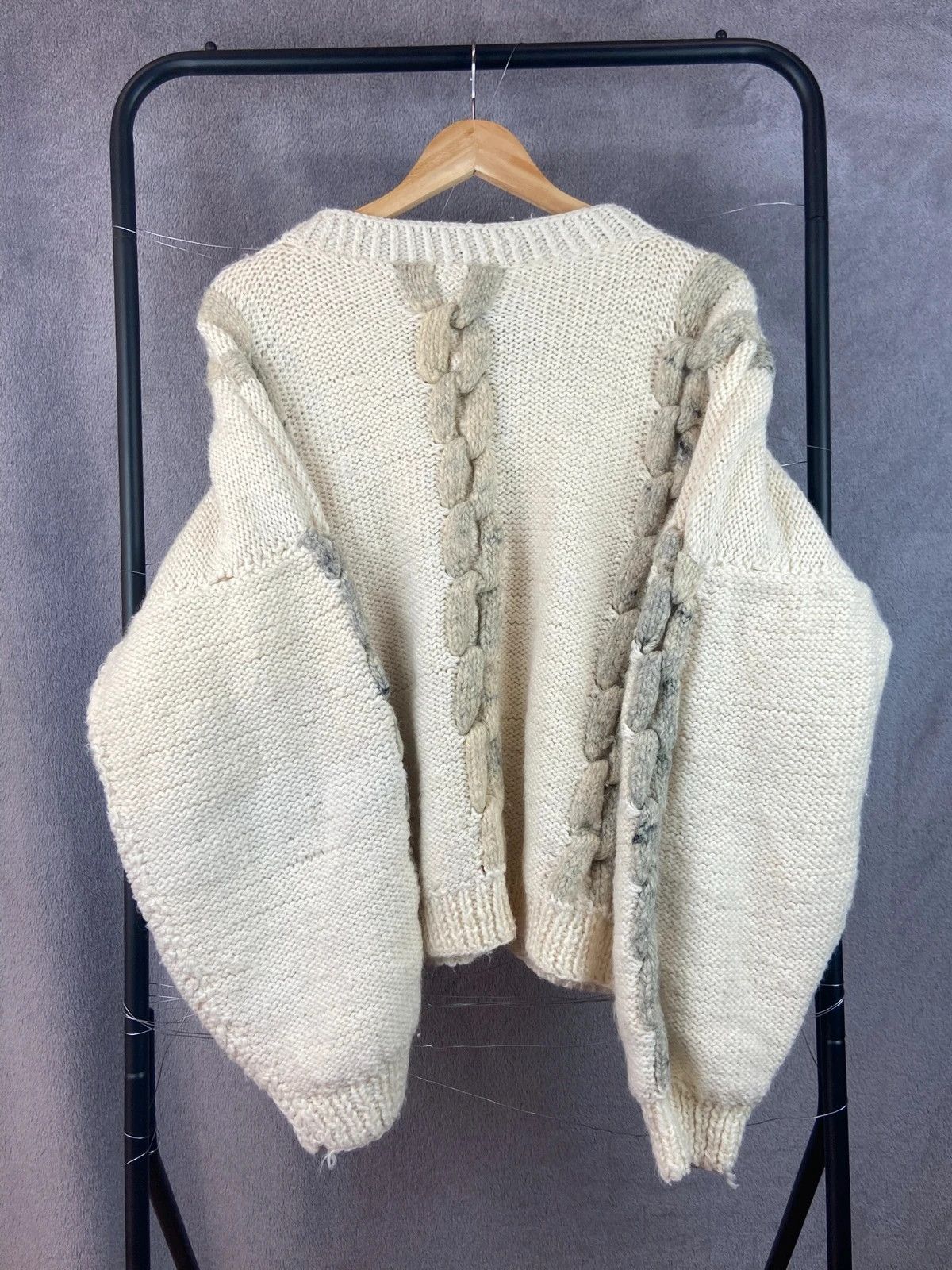 Handmade Sweater Handmade Vintage Y2K Streetwear High End Unique Knit Size US M / EU 48-50 / 2 - 4 Thumbnail