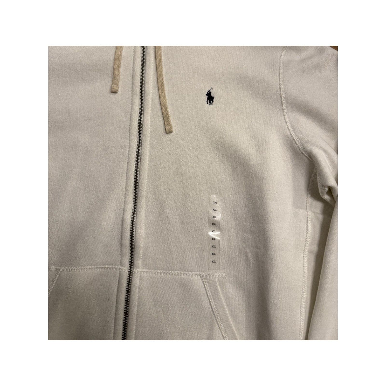 Polo Ralph Lauren Polo Ralph Lauren Classic Heavy Full-Zip Hoodie Jacket Bone Size US XXL / EU 58 / 5 - 2 Thumbnail