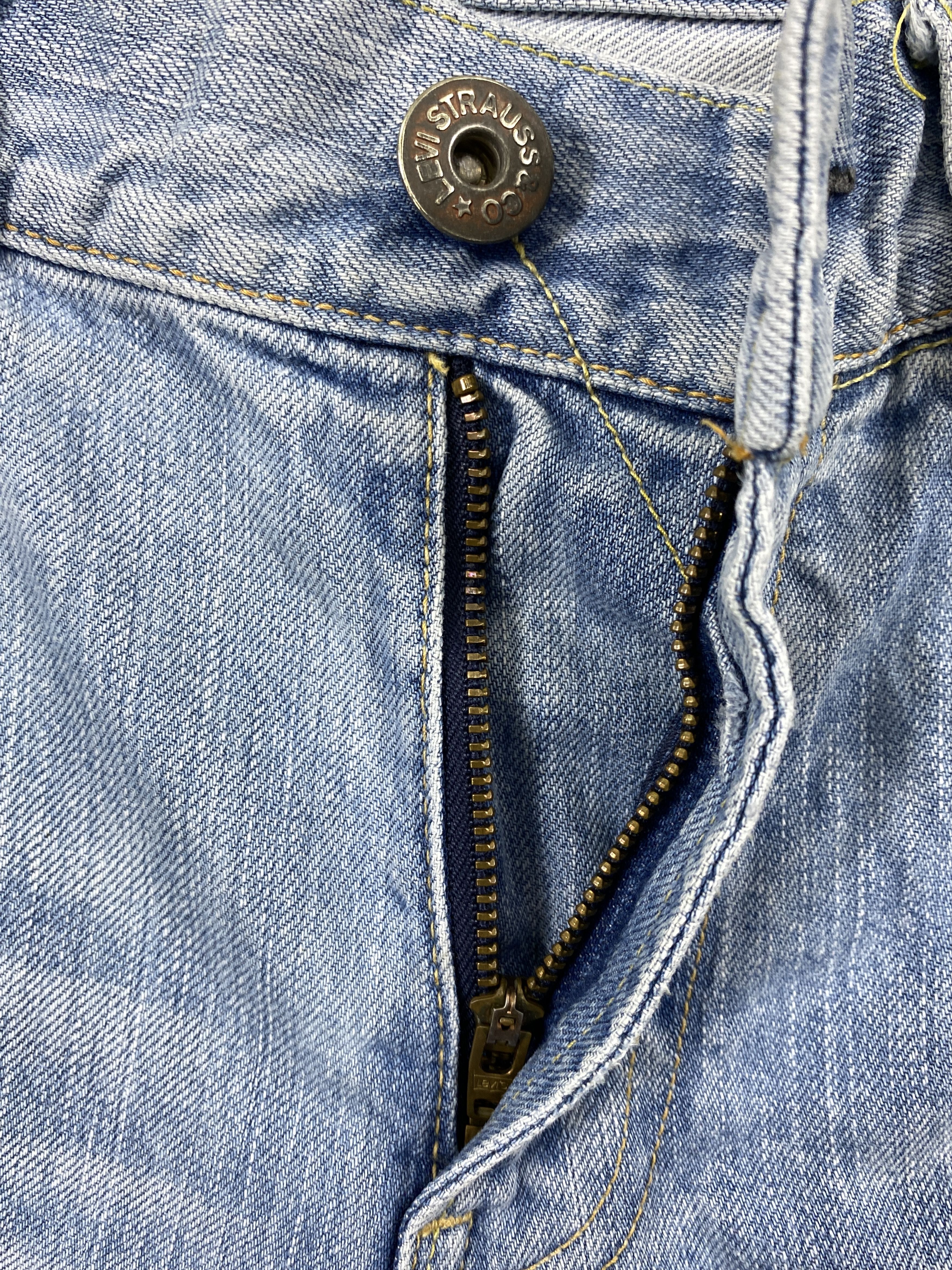 Levi's Light Blue Wash Vintage Levi's 502 33x31.5 Denim -JN1468 Size US 33 - 6 Thumbnail