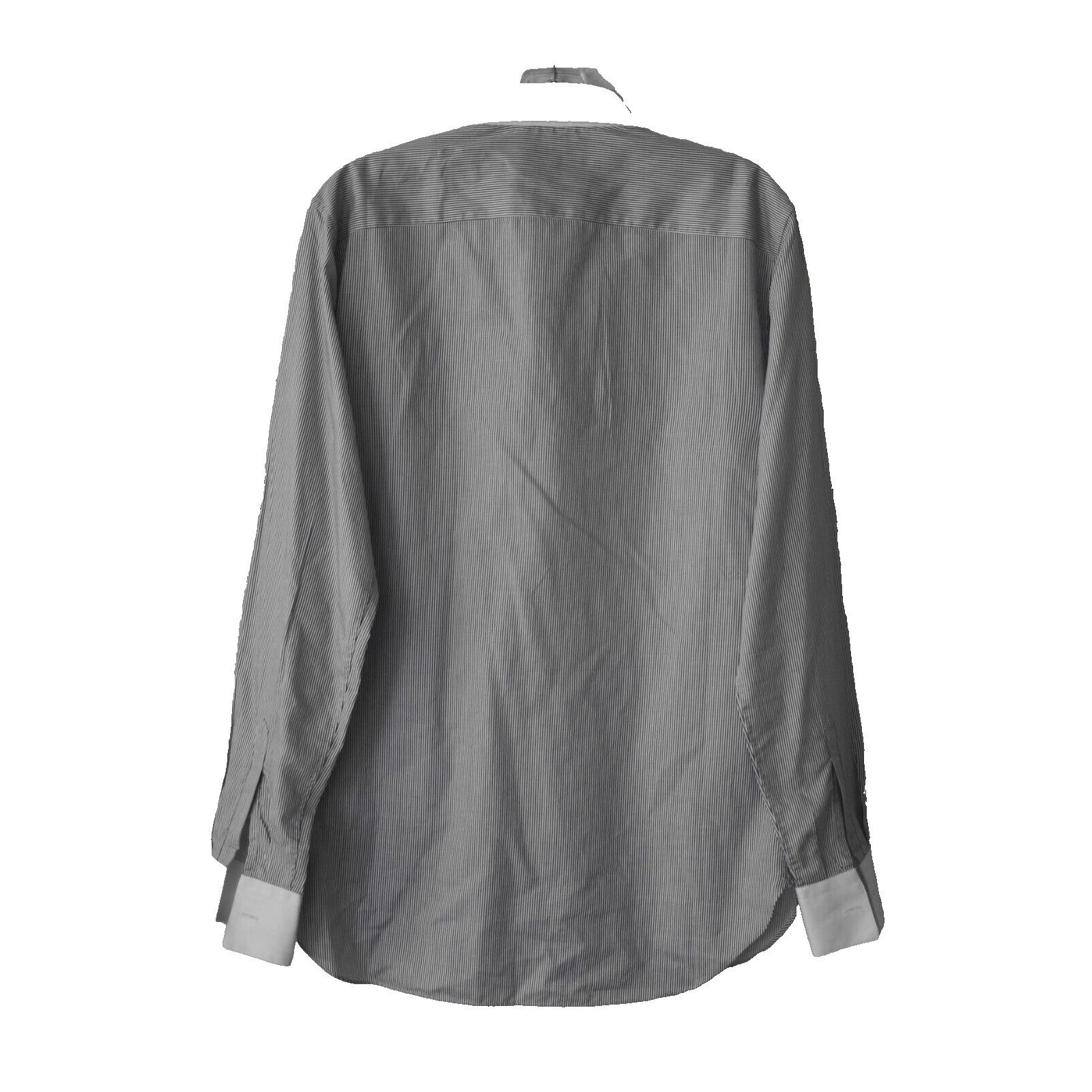 Fendi FENDI Stripe Embroidered FF Karligraphy Logo Shirt Sz IT 39 Size US M / EU 48-50 / 2 - 2 Thumbnail