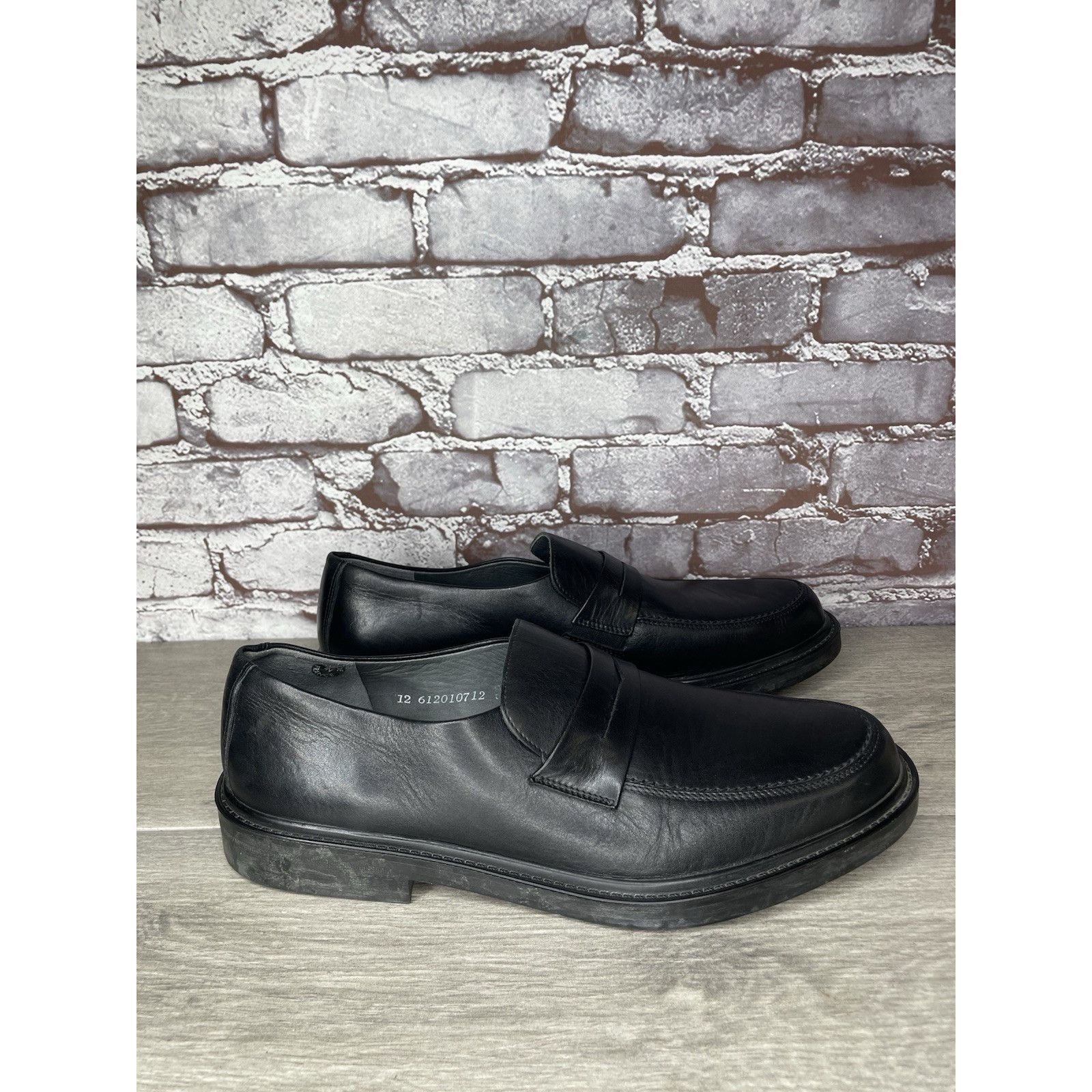 Mephisto Mephisto Black Leather Penny Loafers Slip on Comfort Shoes M Size US 11.5 / EU 44-45 - 13 Thumbnail