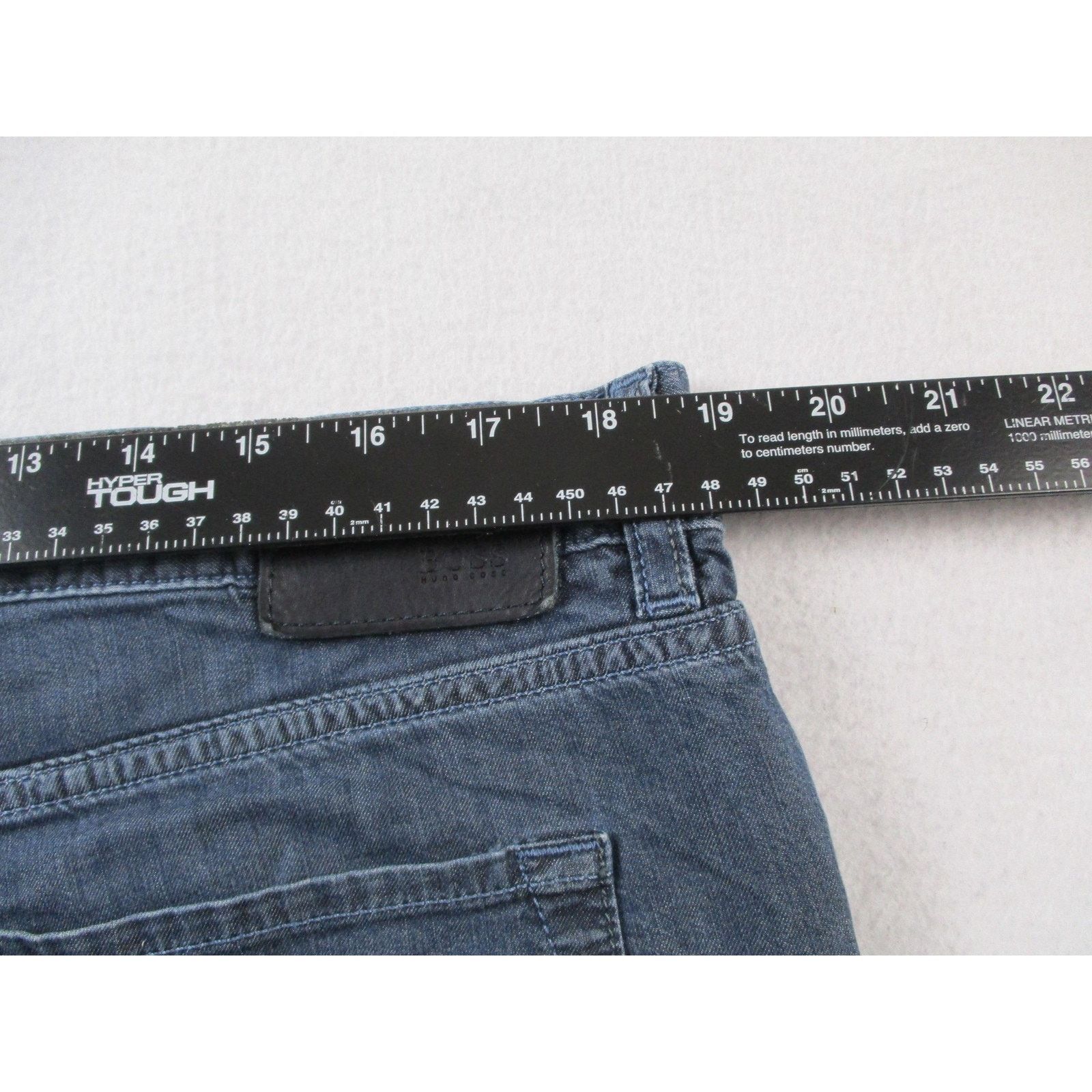 Hugo Boss Hugo Boss Jeans Mens 38x30 Blue Rinse Stretch Straight Leg Size US 38 / EU 54 - 9 Thumbnail