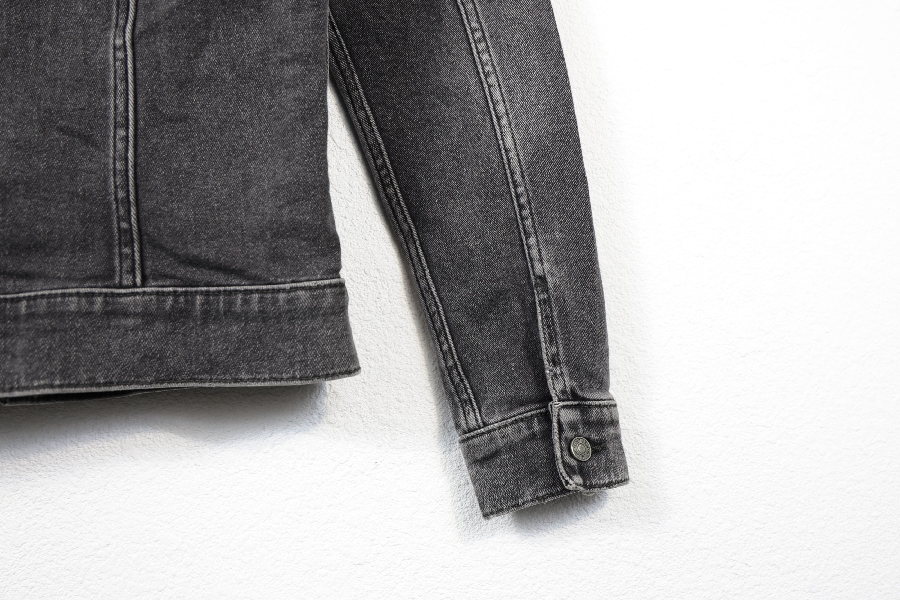 Allsaints Allsaints Jeans Track Suede Collar Creagan Denim Jacket Size US XS / EU 42 / 0 - 14 Thumbnail