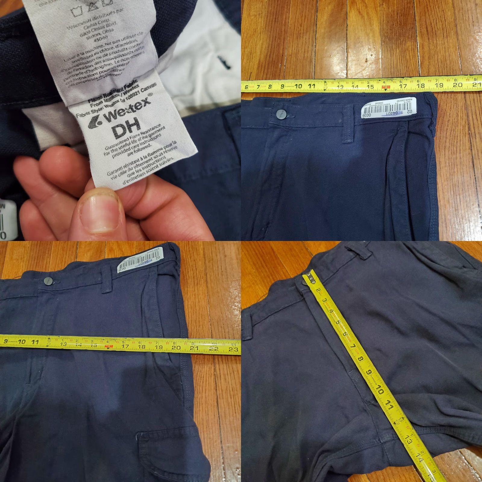Carhartt Carhartt Cargo Pants Mens 38x30 Blue Flame-Resistant Workwear Straight Leg Cargo Pocket, Slash Pocket, FR Workwear Men Size US 38 / EU 54 - 9 Thumbnail