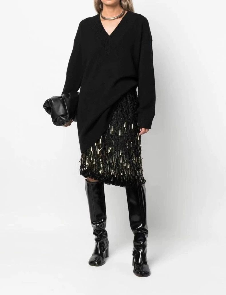Dries Van Noten dries van noten size:44 Velvet adjustable skirt Size 42" / US 20 - 9 Thumbnail