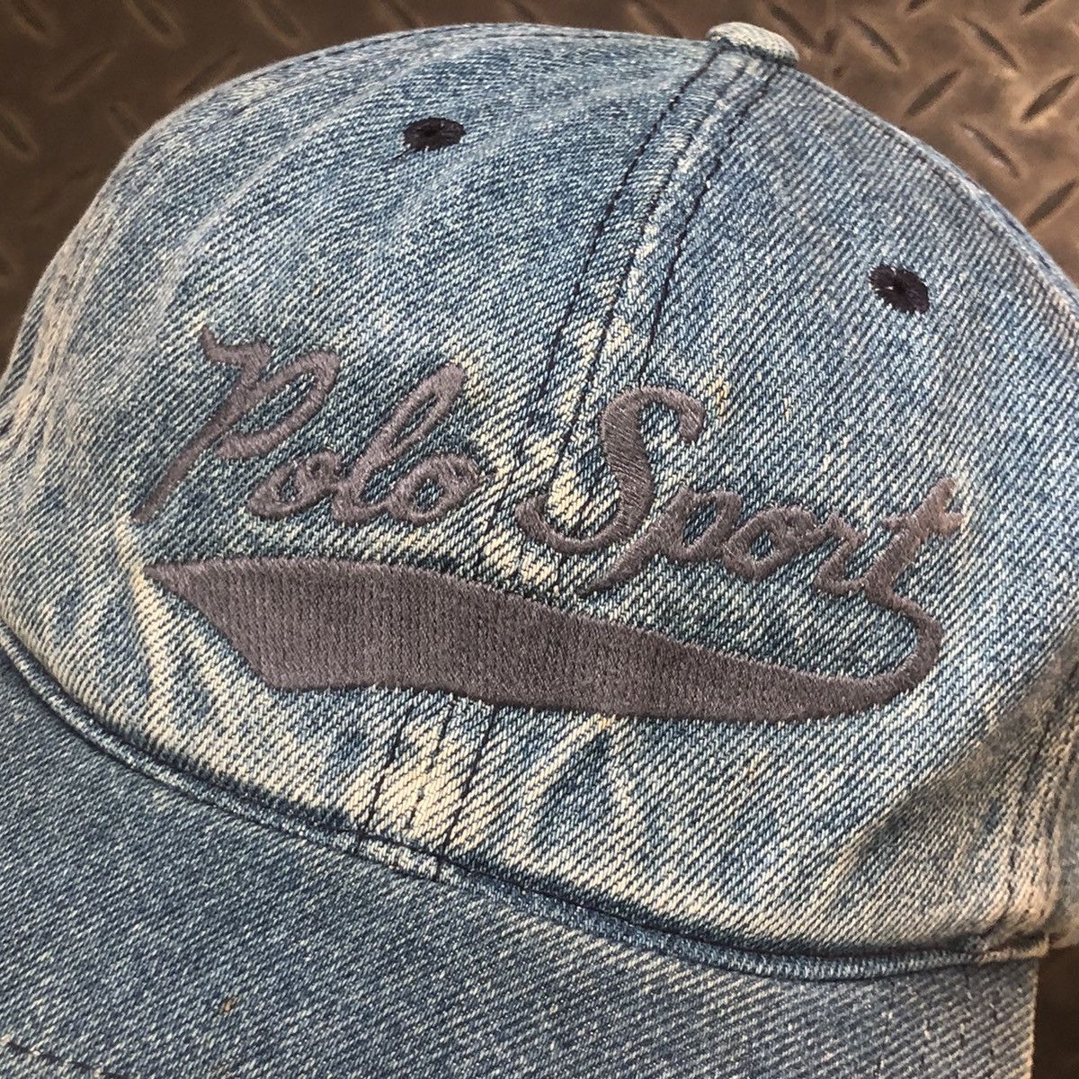 Polo Ralph Lauren Vintage Polo Sport Ralph Lauren Denim Hat Size ONE SIZE - 3 Thumbnail