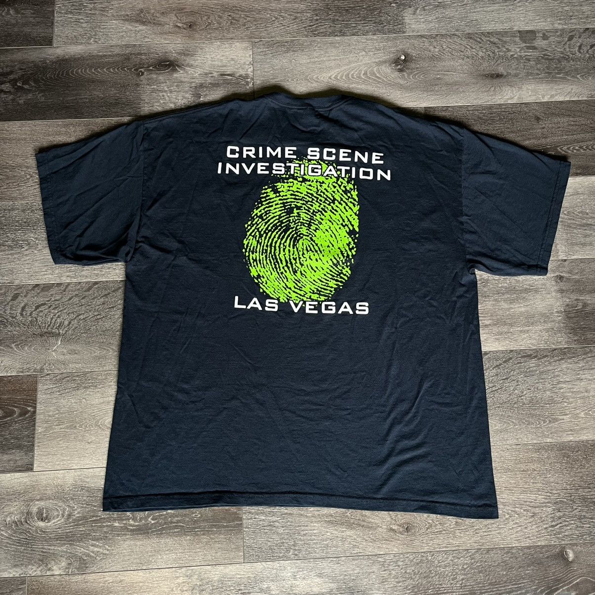Vintage Vintage 2000s CSI The Experience Las Vegas Crime Graphic Tee Size US XXL / EU 58 / 5 - 2 Thumbnail