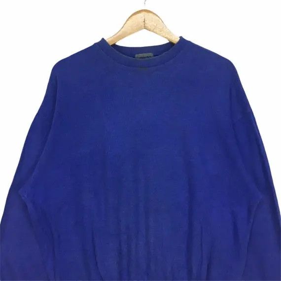 Kenzo Vtg KENZO PARIS HOMME Crewneck Sweatshirt Embroidery Velvet Size L / US 10 / IT 46 - 2 Thumbnail