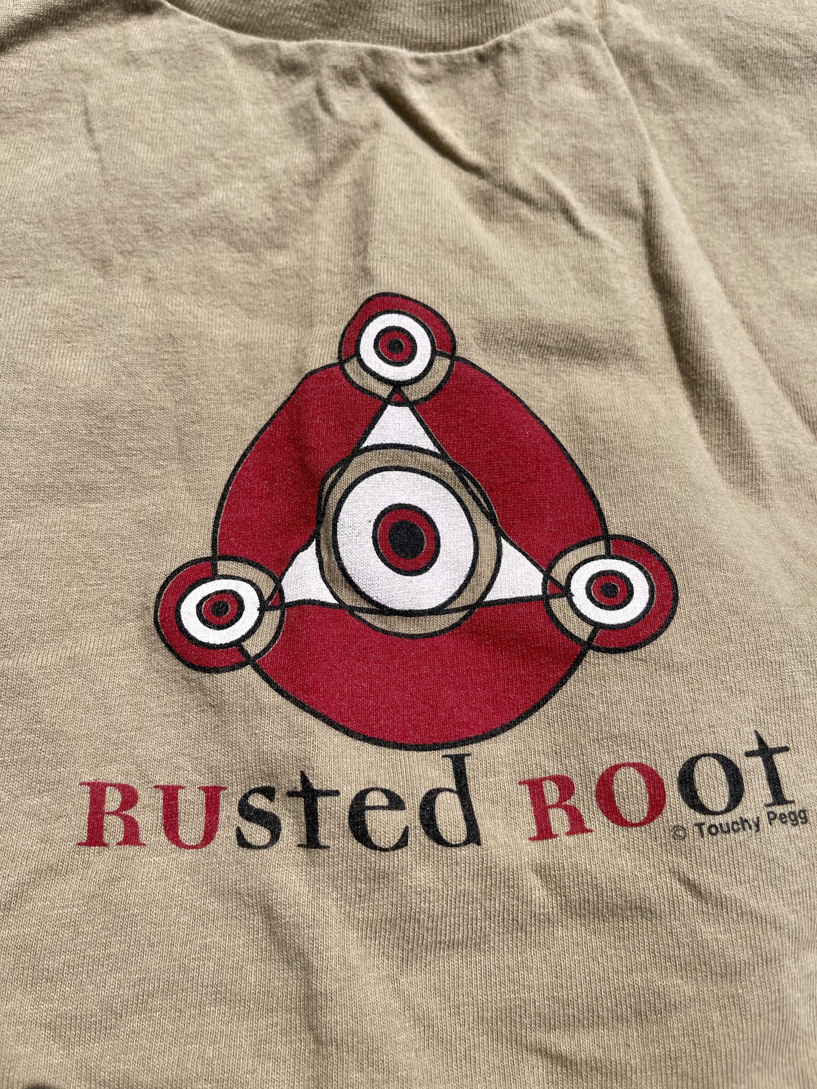 Band Tees 1996 Rusted Root 90's Vintage Rock Band Concert Tour T-Shirt Size US L / EU 52-54 / 3 - 6 Thumbnail