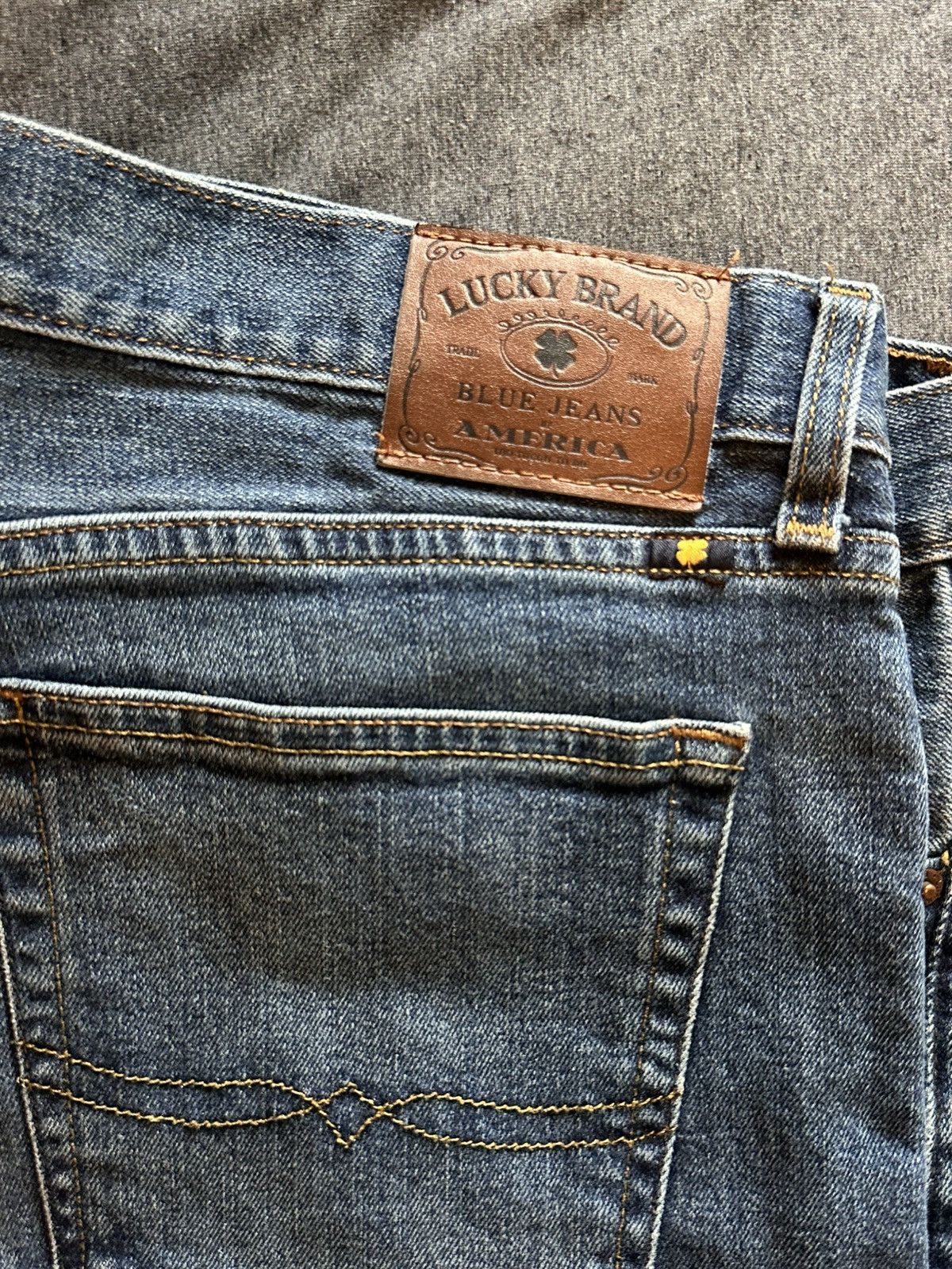 Lucky Brand Lucky Brand Denim x Vintage x Distressed Size US 36 / EU 52 - 4 Thumbnail