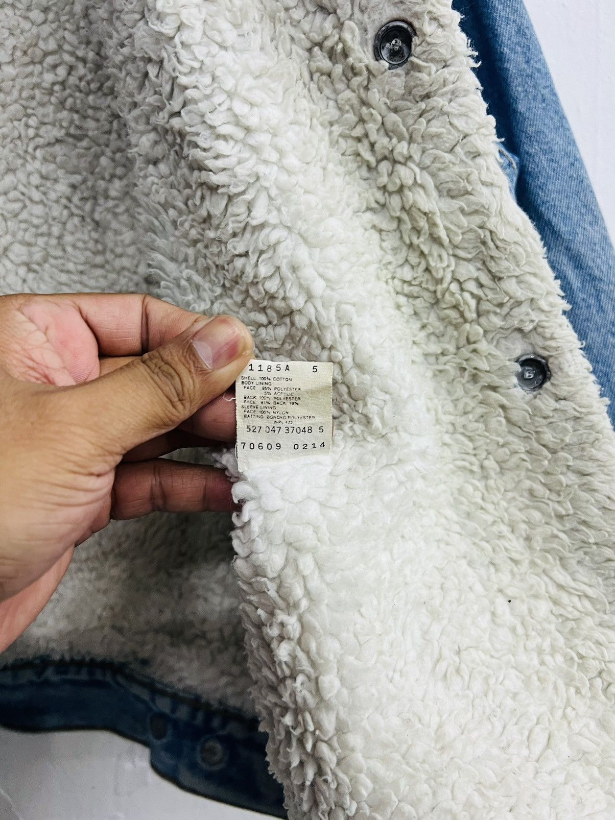 Levi's × Levi's Vintage Clothing × Vintage Vintage 80s Levis Sherpa Lined Trucker Jacket Size US M / EU 48-50 / 2 - 13 Thumbnail
