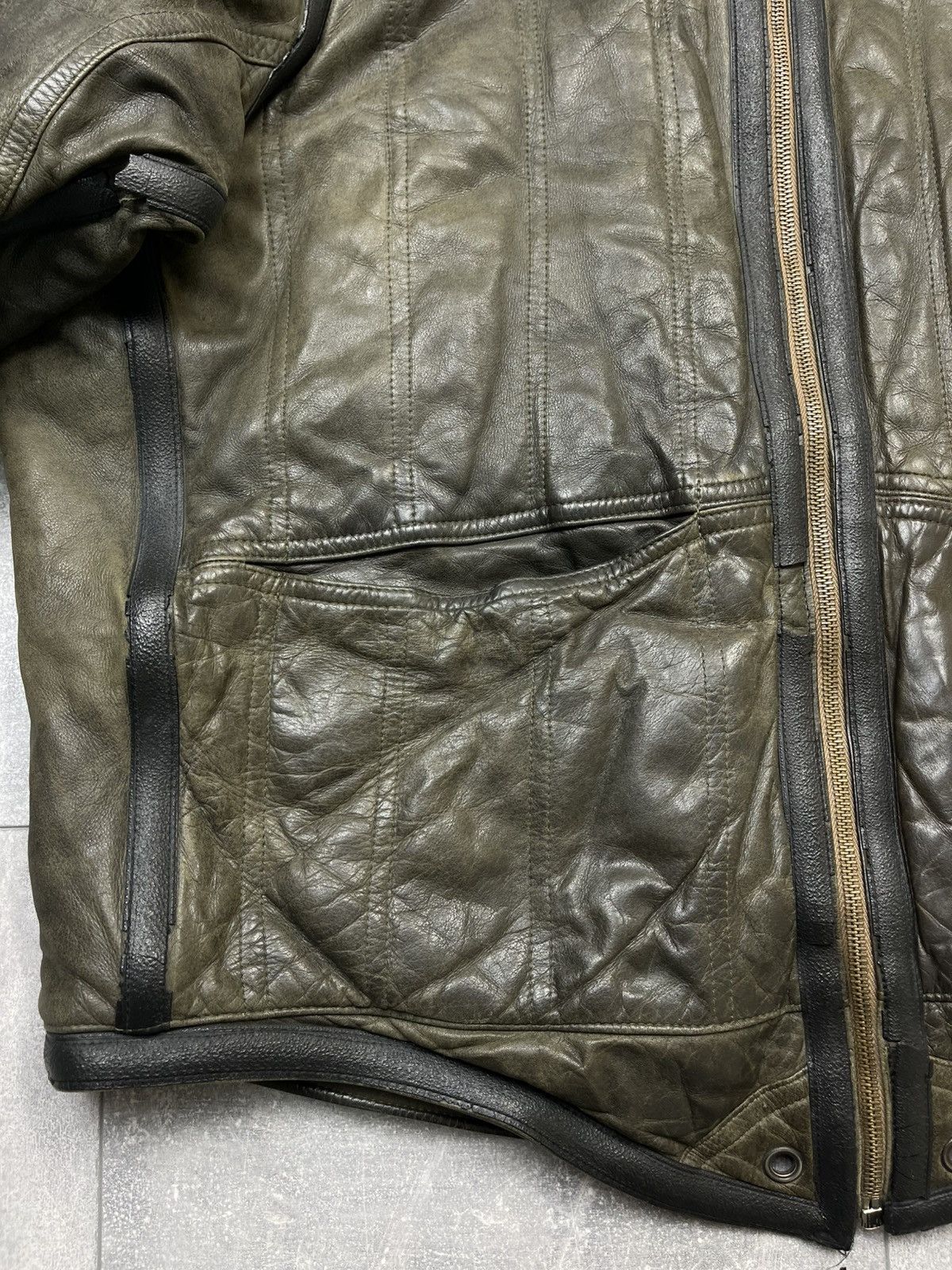 Marithe + Francois Girbaud VTG 80s Girbaud MFG France Limited Edition Leather Jacket Size US XL / EU 56 / 4 - 5 Thumbnail