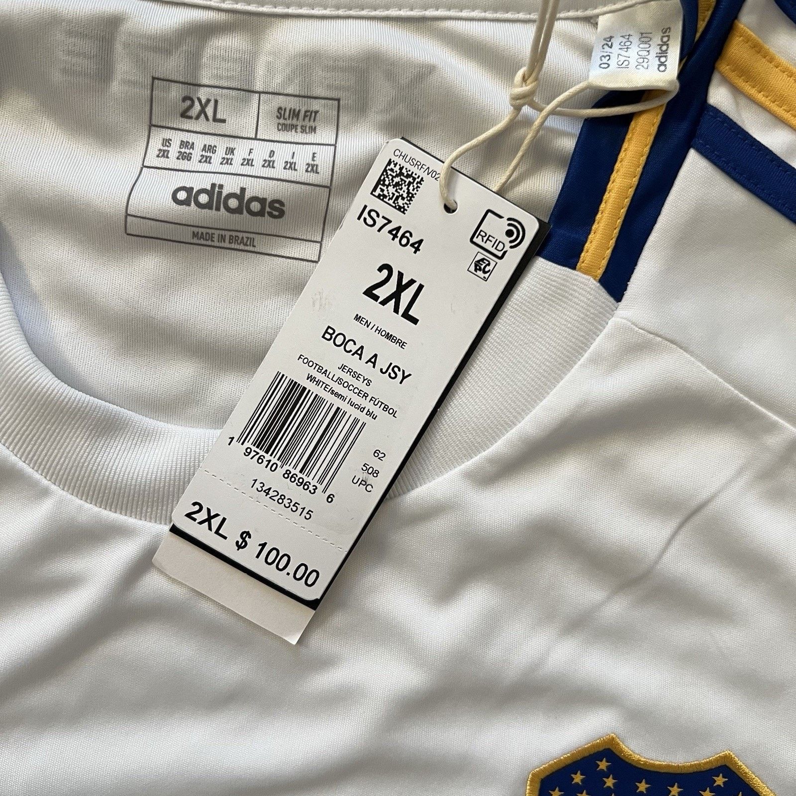 Adidas Adidas Boca Juniors 24/25 Soccer Jersey CABJ Men’s 2XL Size US XXL / EU 58 / 5 - 7 Thumbnail